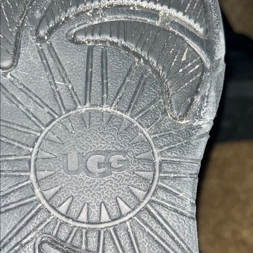 Black Shearling Ugg Lined Boots - image 5